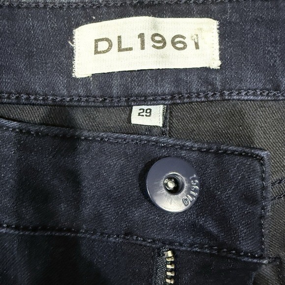 DL1961 Jeans Womens 29 Blue Dark Wash Florence Instasculpt Cropped Stretch - Picture 8 of 16